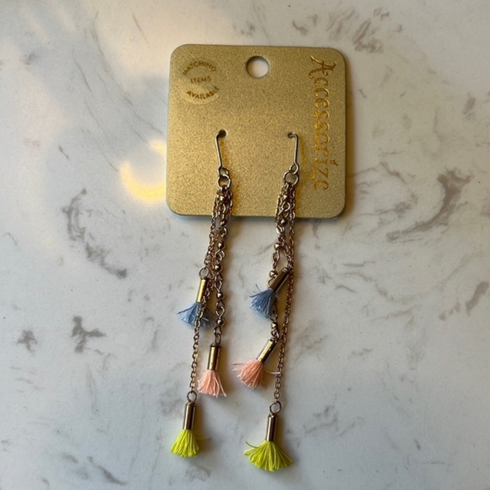 NWT Tassel Earrings